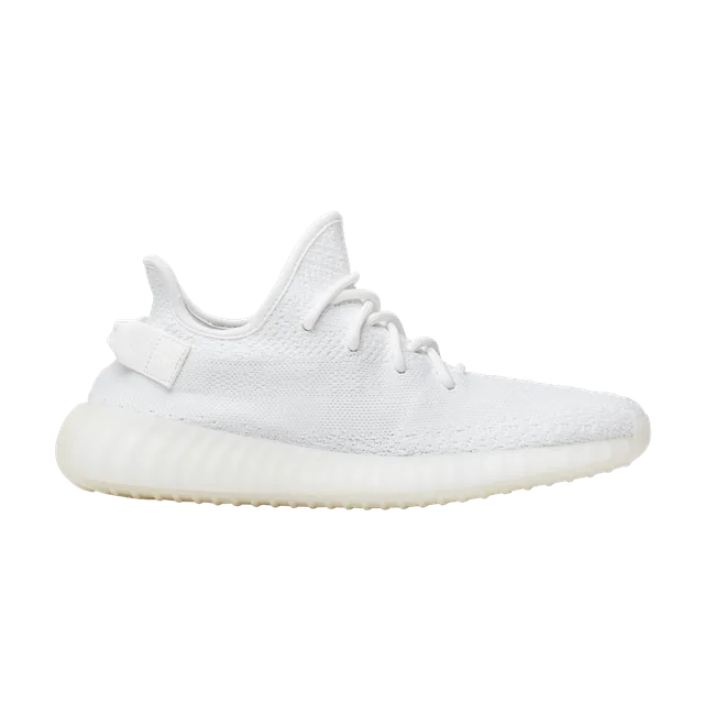 adidas Yeezy Boost 350 V2 Cream White, complete lateral side; native transparent reference photograph